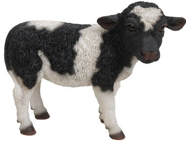 Mucca In Piedi 18X11X24 Cm Resina