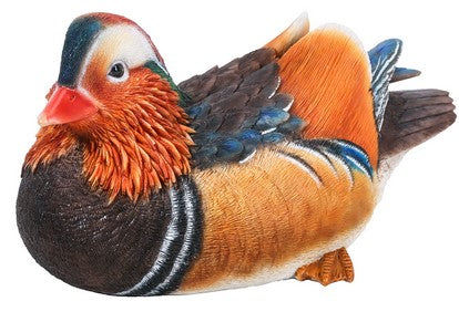 Anatra Colorata 24X14X11 Cm Resina