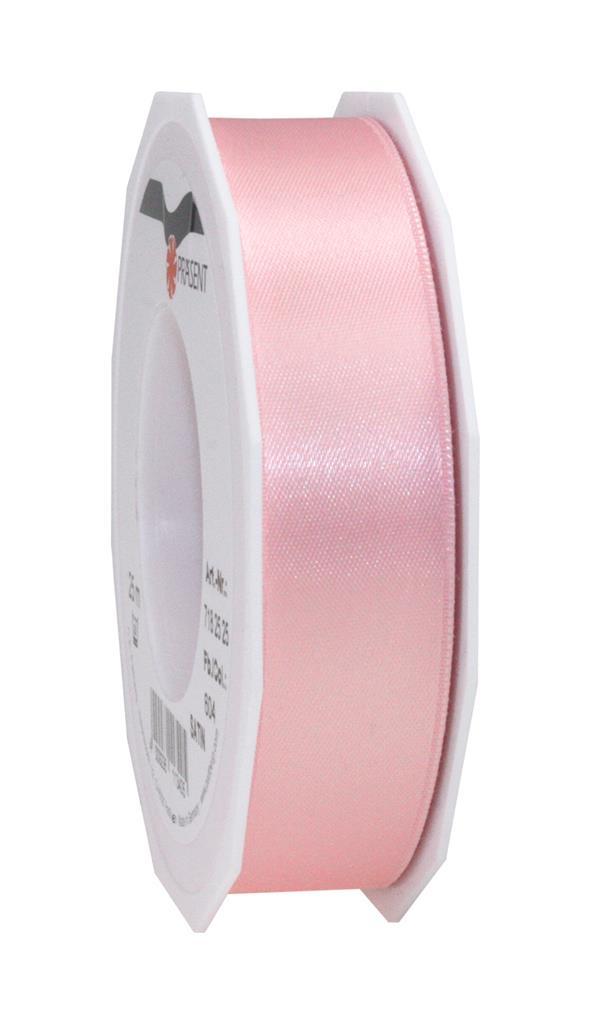 Nastro Satin Light Pink 25Mm X 25Ml