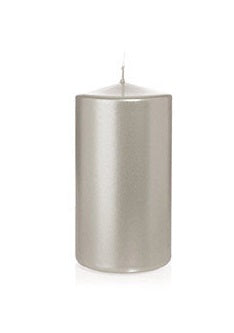 Candela Cilindrica 7X13 Cm Argento