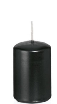 Candela Cilindrica 7X13 Cm Nero