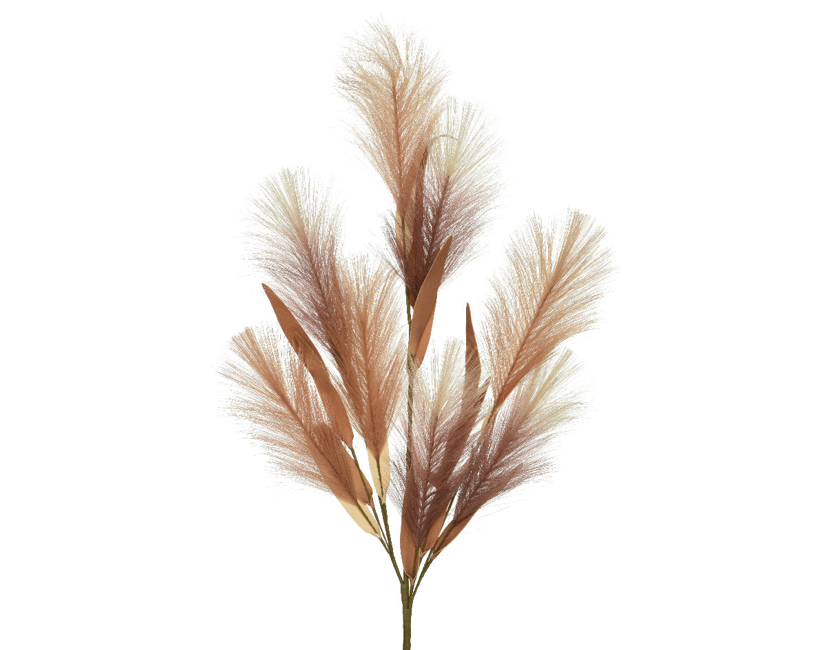 Ramo Piume decorativo 80 cm per arredamento e composizioni floreali artificiali - DeMatteis.it