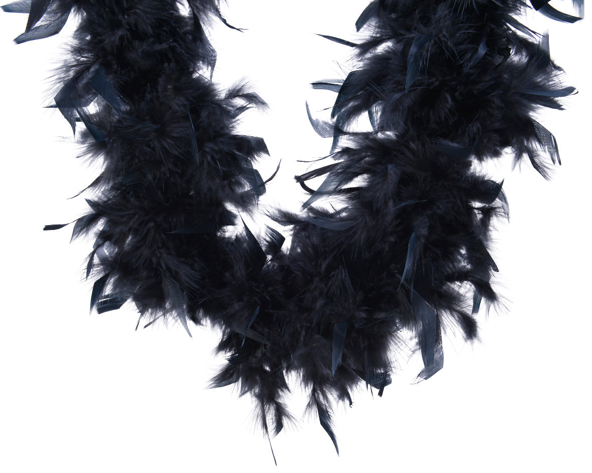 Boa di piume decorativo lunghezza 184 cm per costumi e addobbi festivi - DeMatteis.it