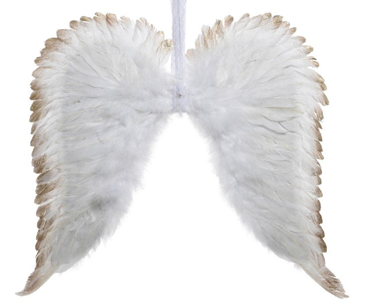 Ali decorative con bordo glitterato 38 x 34 cm per costumi e addobbi - DeMatteis.it