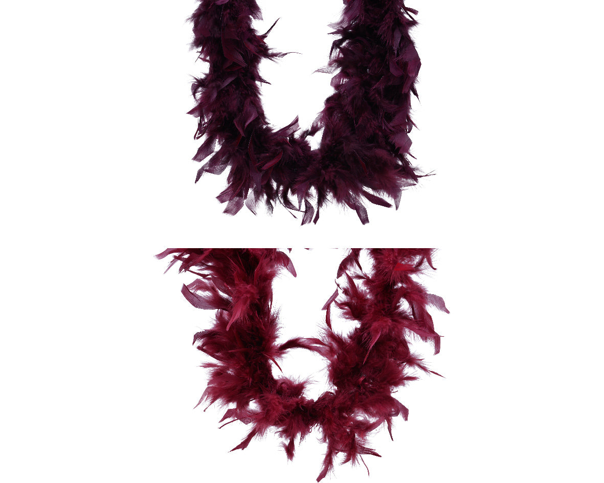 Boa di piume decorativa 15x184 cm per feste e spettacoli accessorio costume - DeMatteis.it