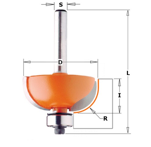 Fresa R Convesso Cmt Art 737.222.11