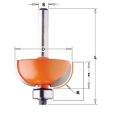 Fresa R Convesso Cmt Art 737.286.11