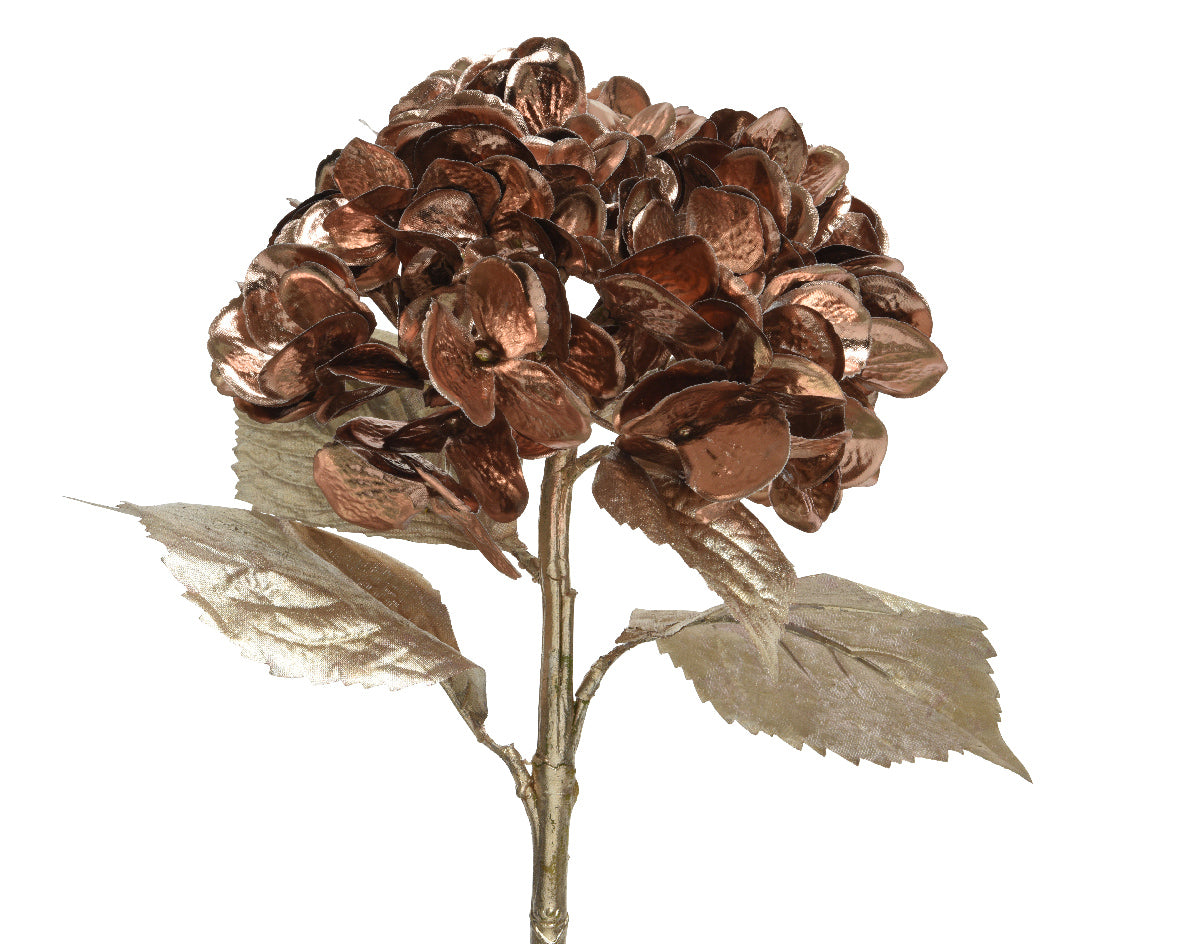 Ortensia Rame decorativa 25 x 49 cm per arredamento e decorazioni floreali - DeMatteis.it