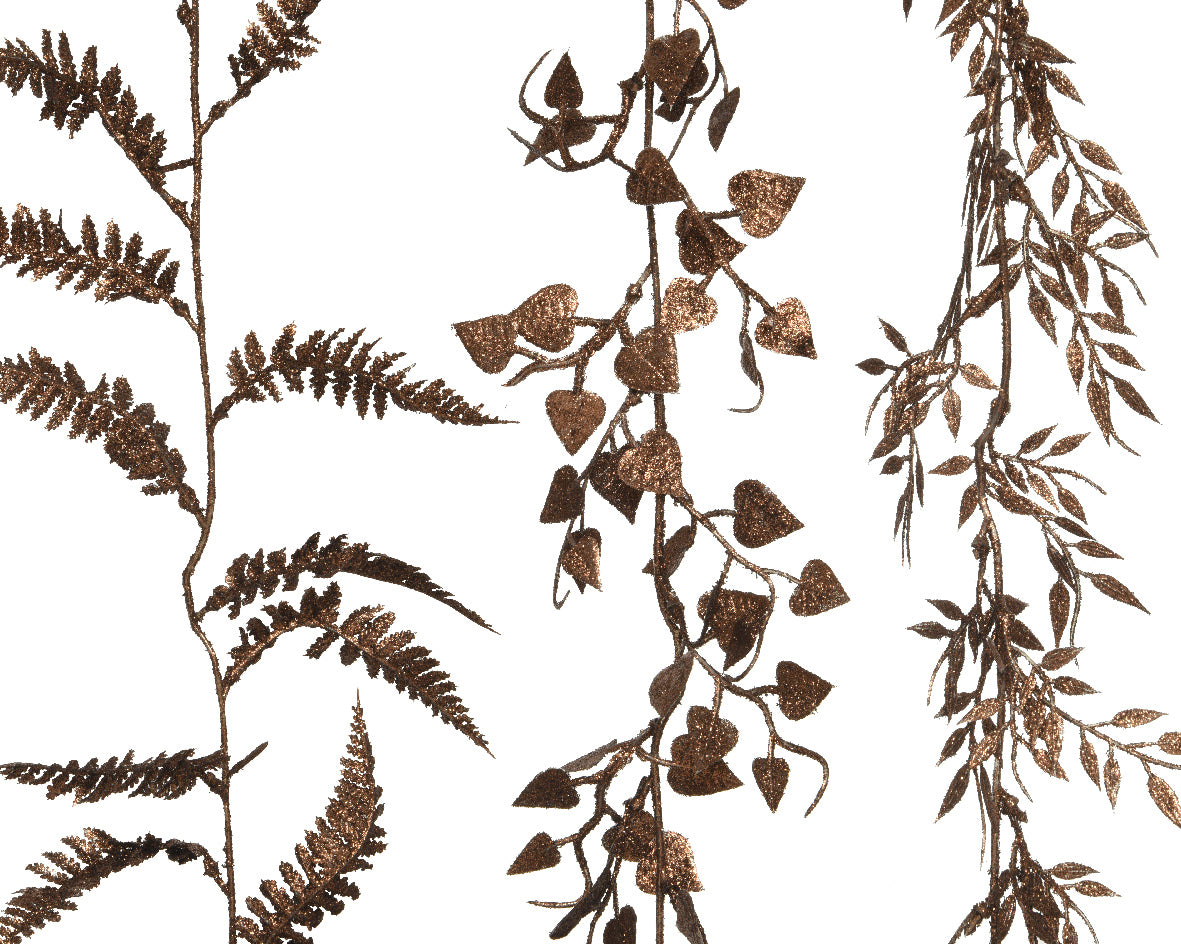 Ghirlanda foglie naturali decorativa da 180 cm per addobbi e decorazioni domestiche - DeMatteis.it