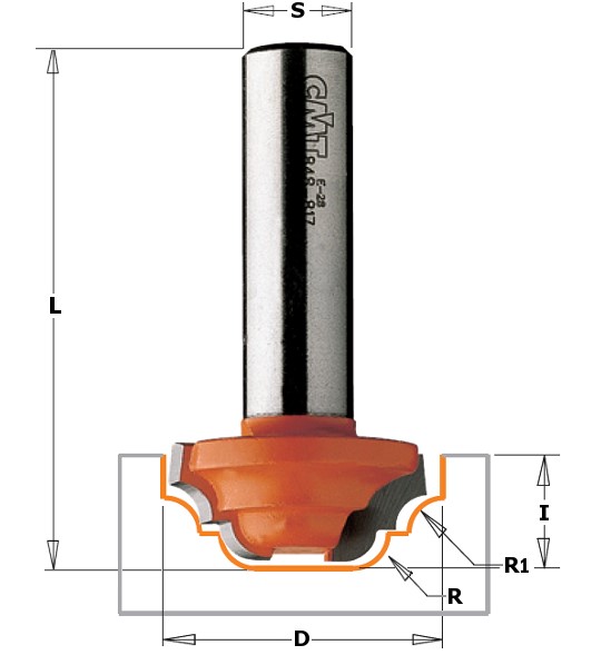 Fresa Profilata Cmt Art 748.190.11