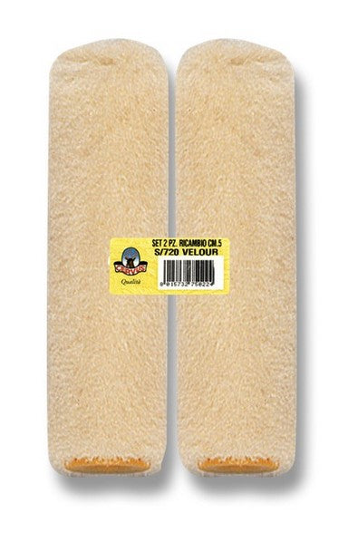 Set 2 Rulli Velour S/720 5 Cm