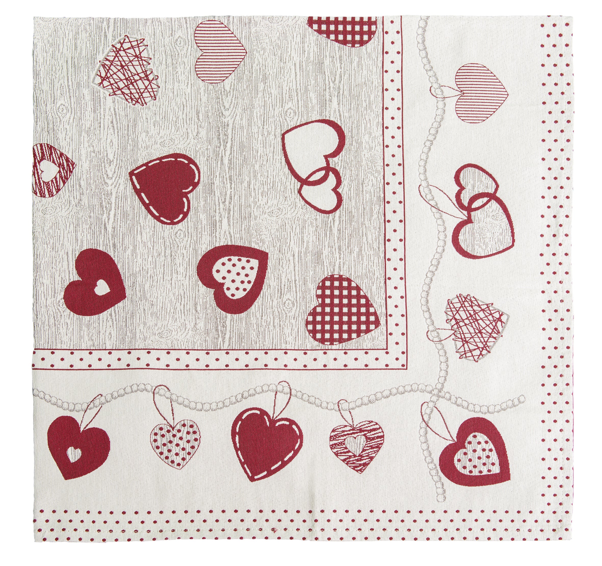 Campiglio Tovaglia 140X180 Cm Rosso