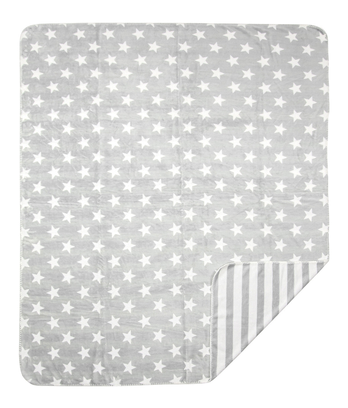 Plaid Star Grigio 130X160 Cm Morbidotto