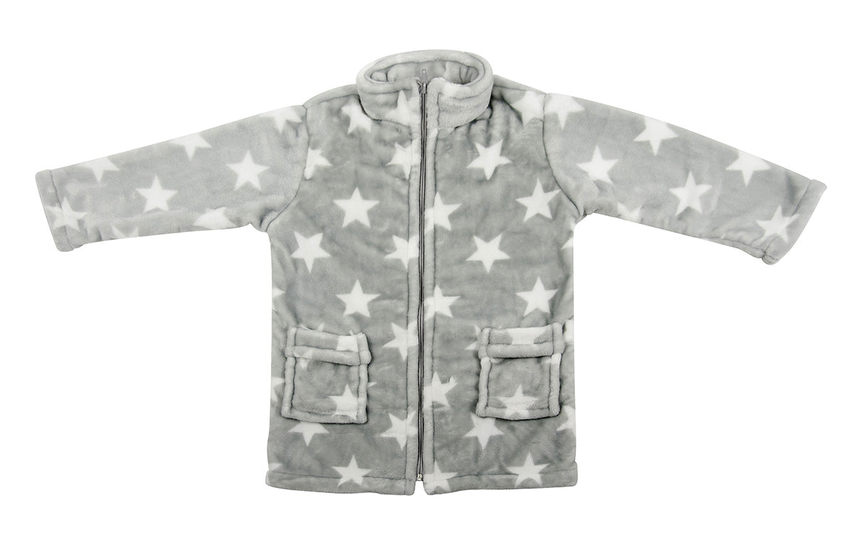 Vestaglia Star Grigio Baby 4-6 Anni