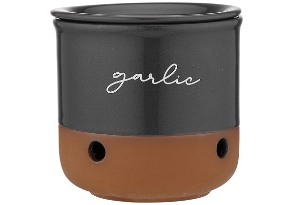 Porta Aglio Nero 10X11 Cm