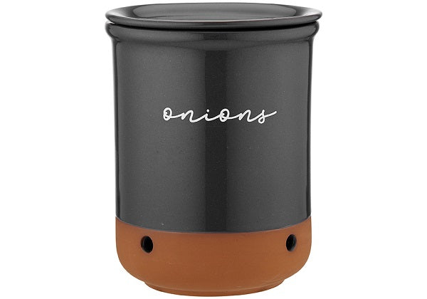 Porta Cipolla Nero 17X21 Cm