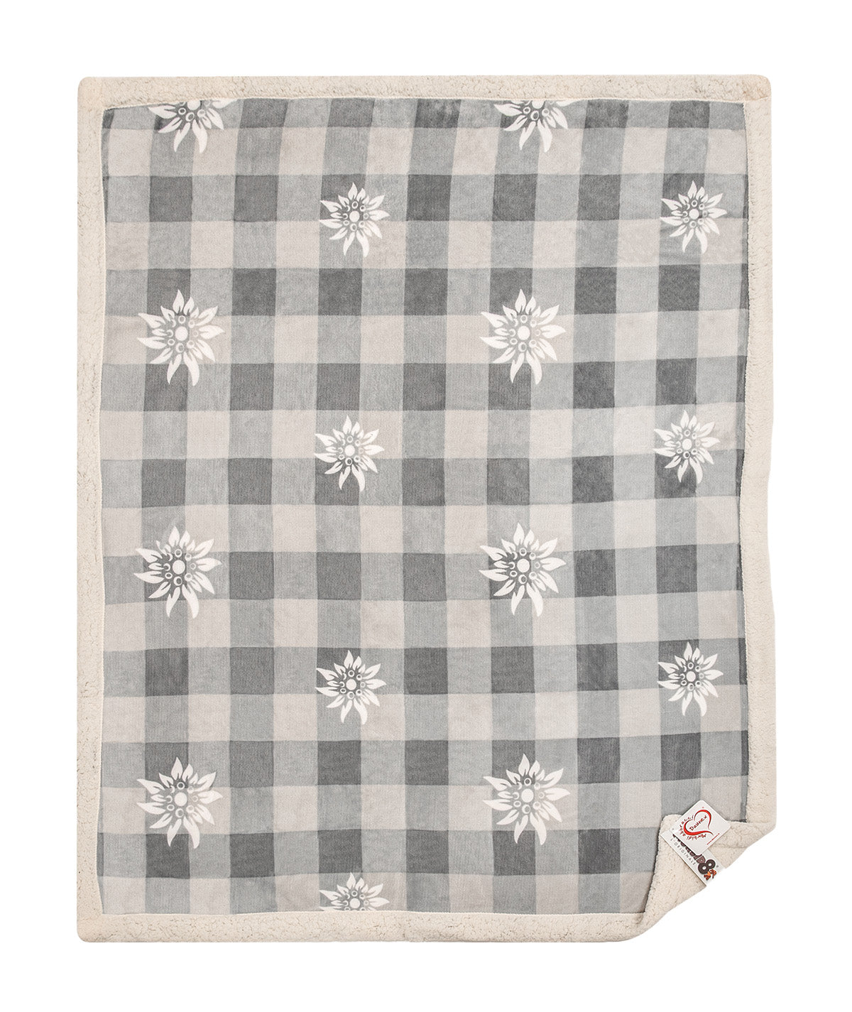 Plaid 130X160 Cm Tirolo Grigio Morbidotto