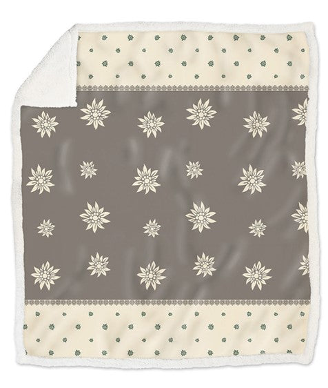 Plaid 130X160 Cm Morbidotto Light Braies Tortora