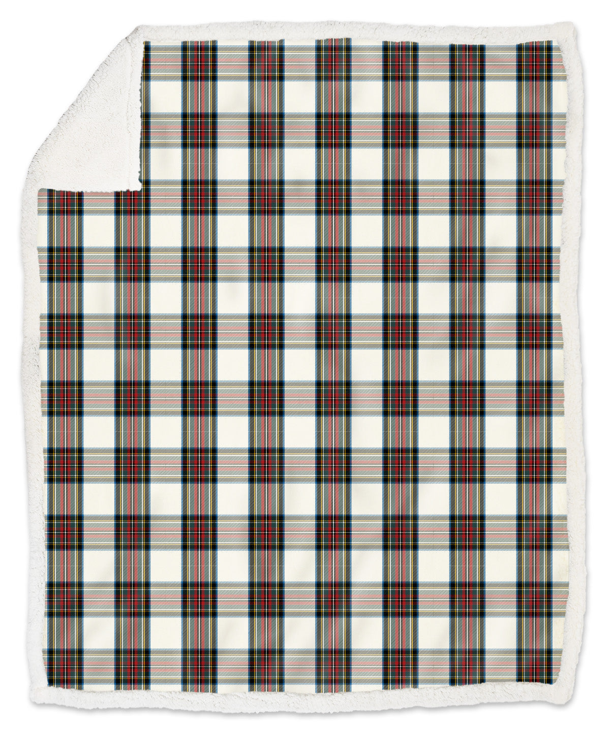 Plaid 130X160 Cm Morbidotto Light Tartan Naturale
