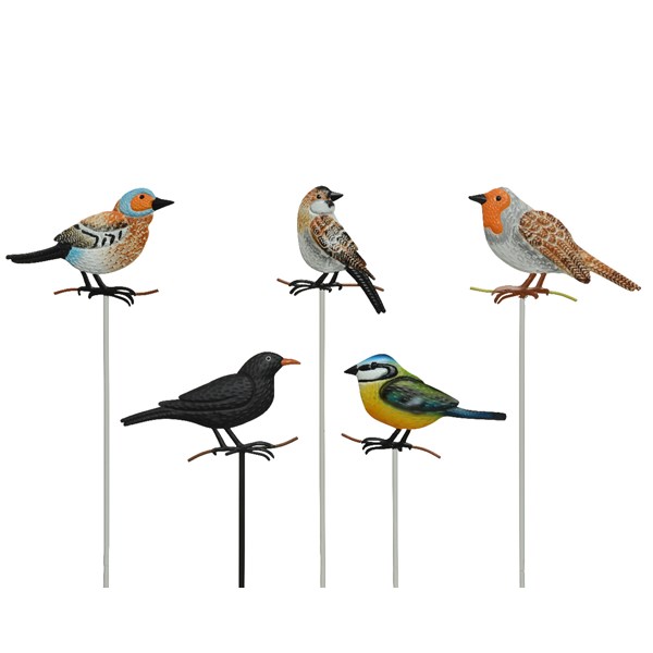Uccellino Su Stelo Colorato 20X89 Cm 1 Pezzo