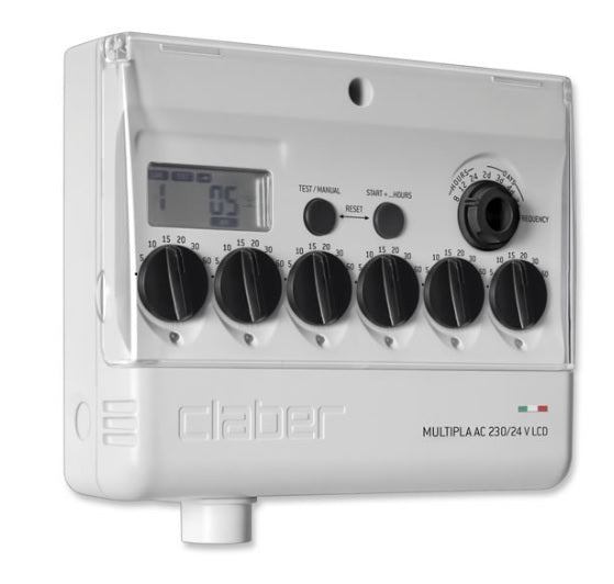 Multipla Ac 230/24 V Lcd Claber