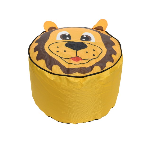 Pouf Bambino Leone Giallo 34X24 Cm