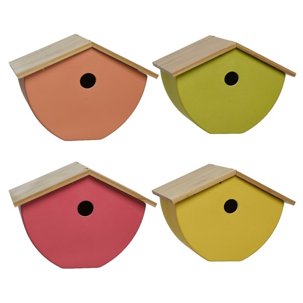 Casetta Uccellini Colorata 16X25X20 Cm