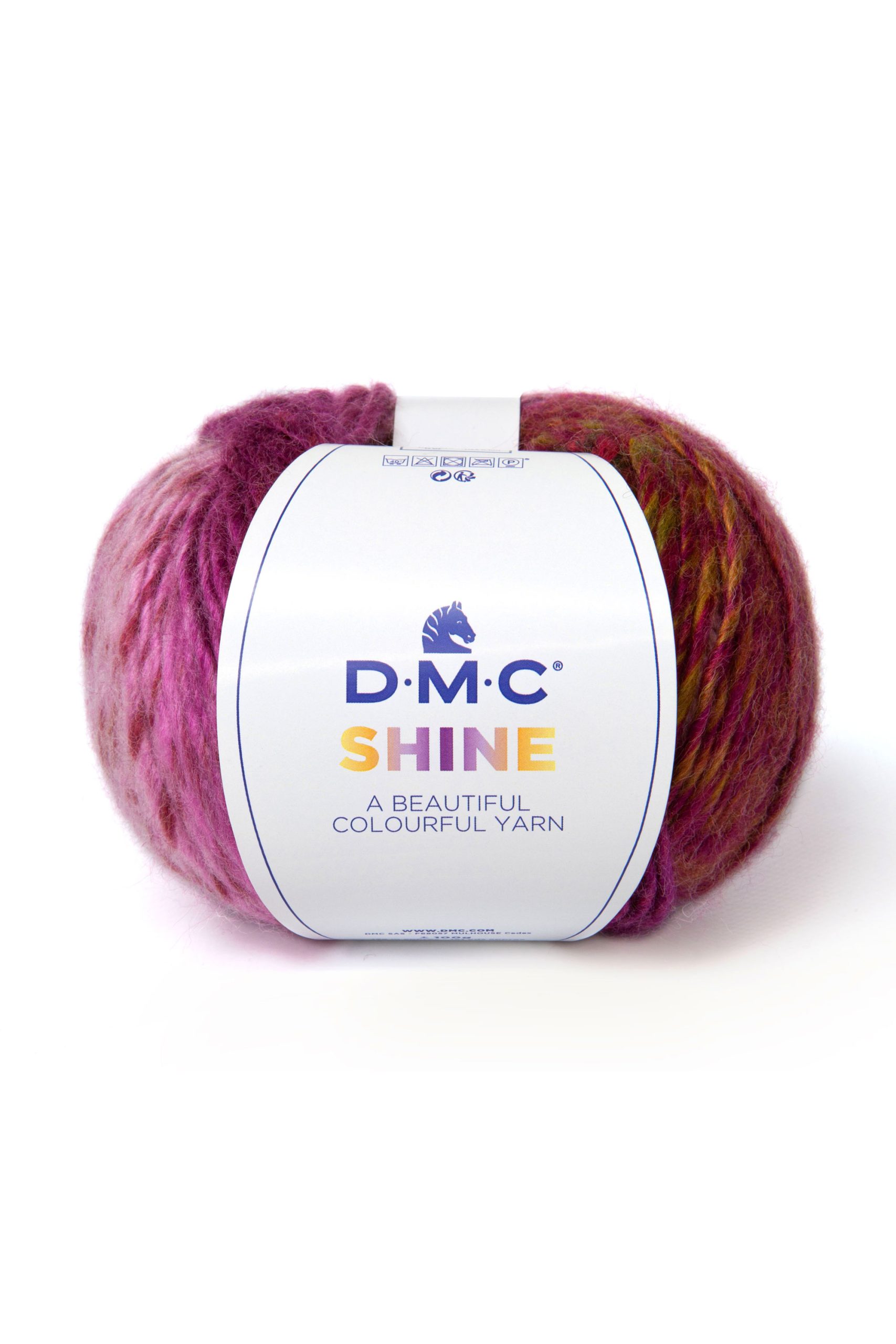 Lana Dmc Shine Colore 140: Gomitolo di morbida lana dalla brillante tonalità cromatica, ideale per la realizzazione di capi d'abbigliamento e accessori dal look elegante e raffinato. | Dematteis.it