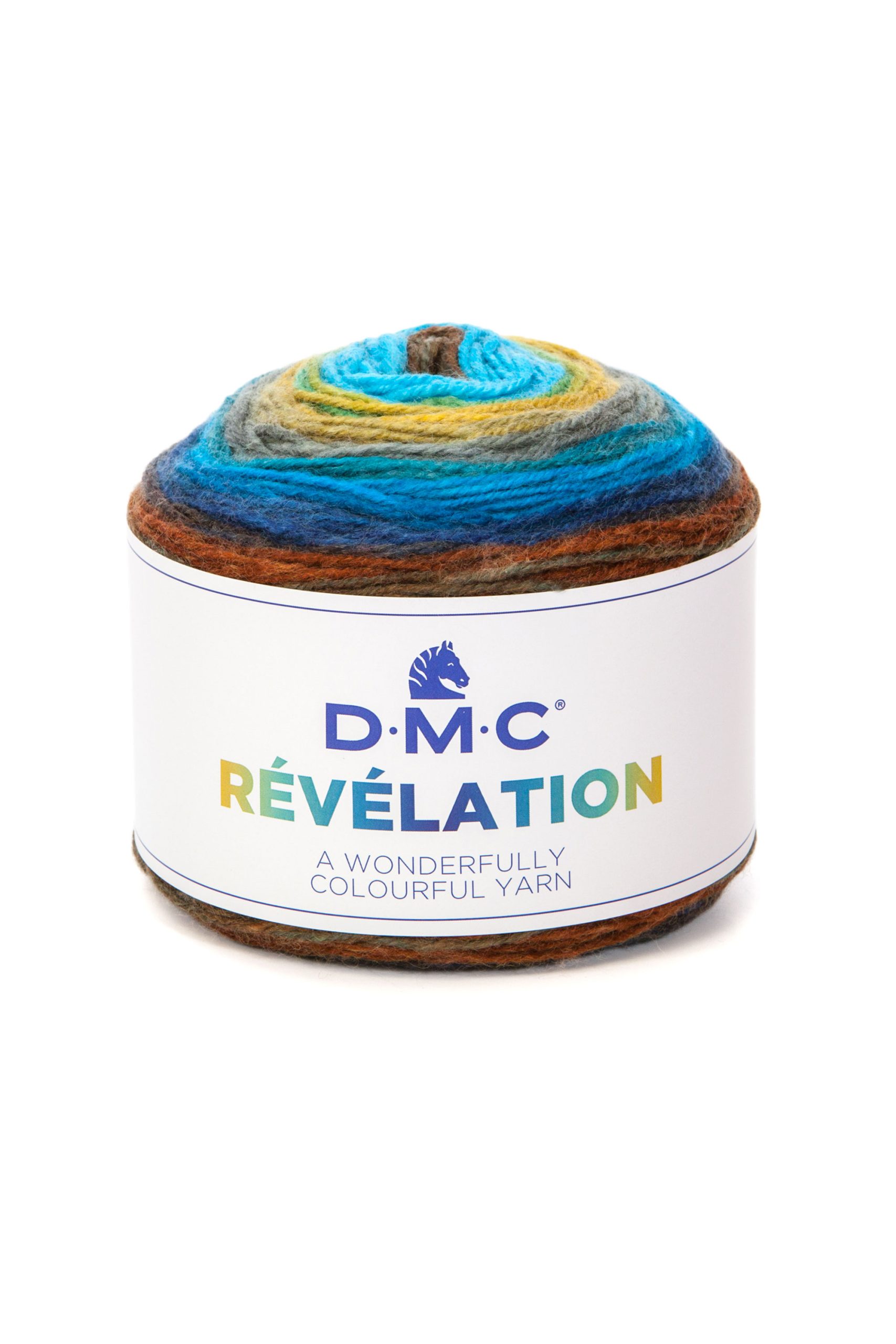 Lana Dmc Revelation Colore 208: Matassa di pregiata lana multicolore ideale per la realizzazione di morbidi lavori a maglia e uncinetto. | Dematteis.it