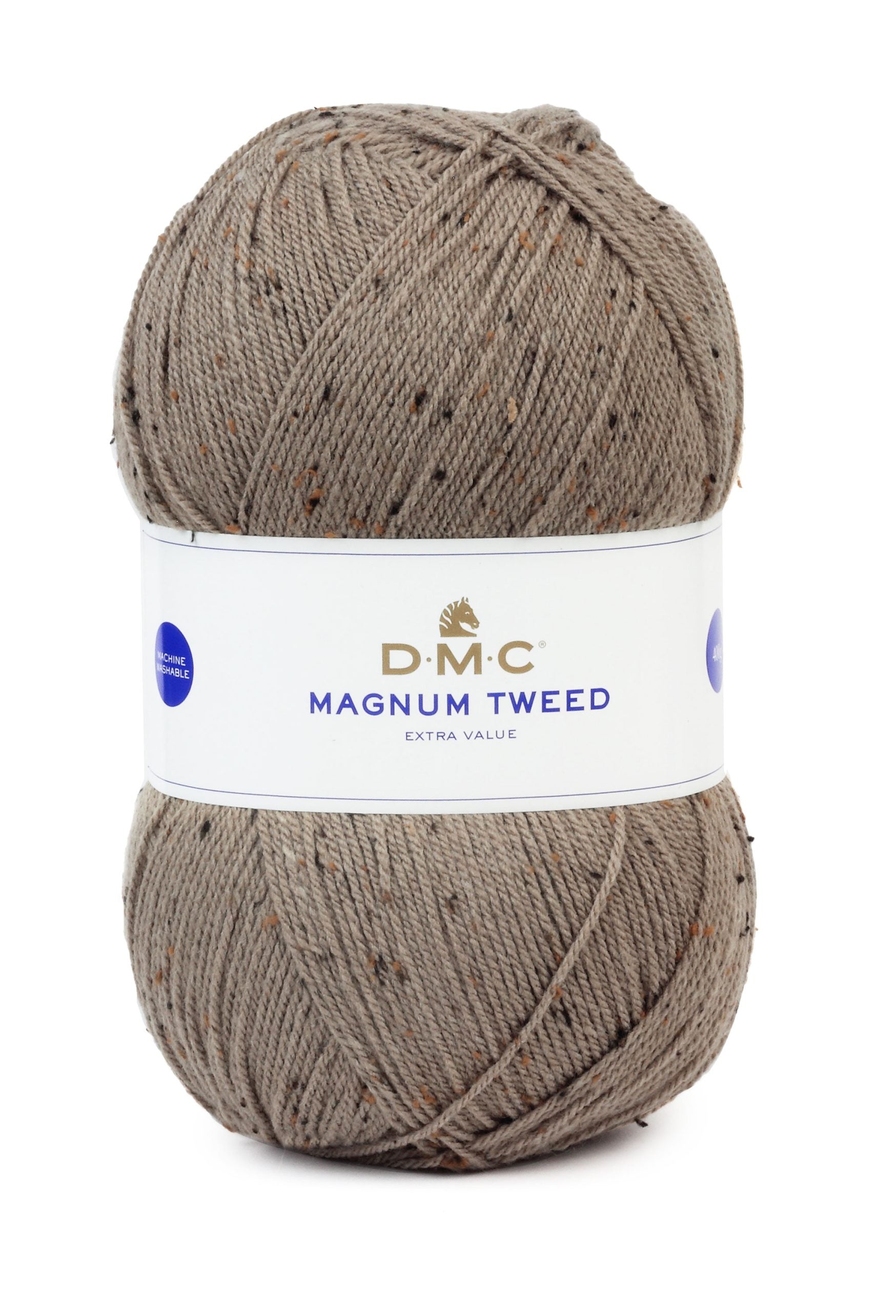 Lana Dmc Magnum Tweed Colore 112: Filato di lana morbida e dalla texture irregolare, ideale per realizzare lavorazioni a maglia e uncinetto dal risultato unico e artigianale. | Dematteis.it