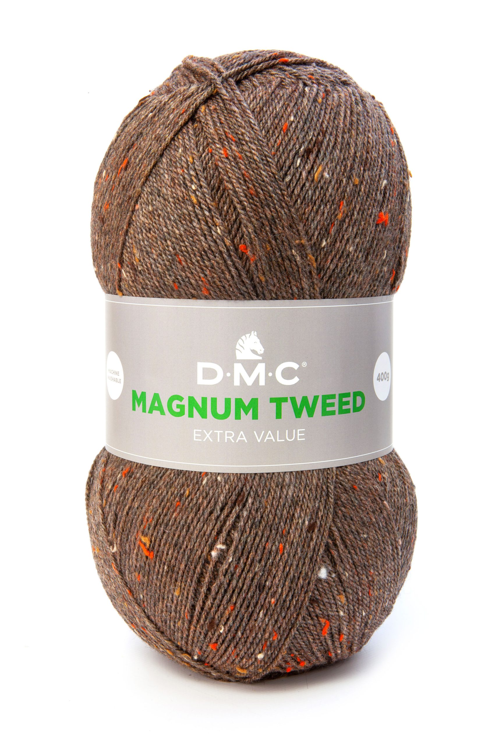 Lana Dmc Magnum Tweed Colore 624: Matassa di filato in lana morbido e avvolgente, con sfumature naturali che richiamano il fascino rustico dei tessuti d'antan. | Dematteis.it