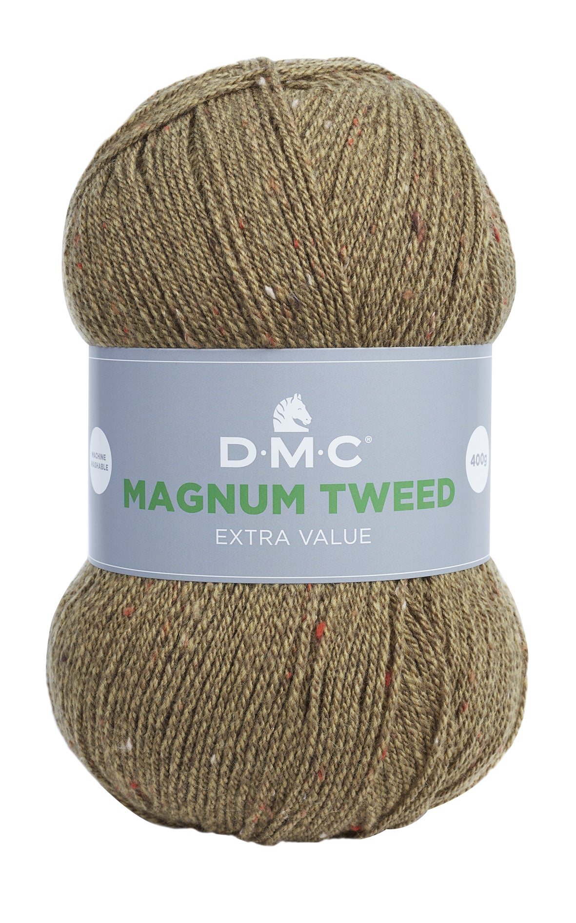 Lana Dmc Magnum Tweed Colore 695: Matassa di filato morbido e caldo realizzata con fibre naturali e dal colore variegato per progetti di tessitura e lavorazione a maglia. | Dematteis.it