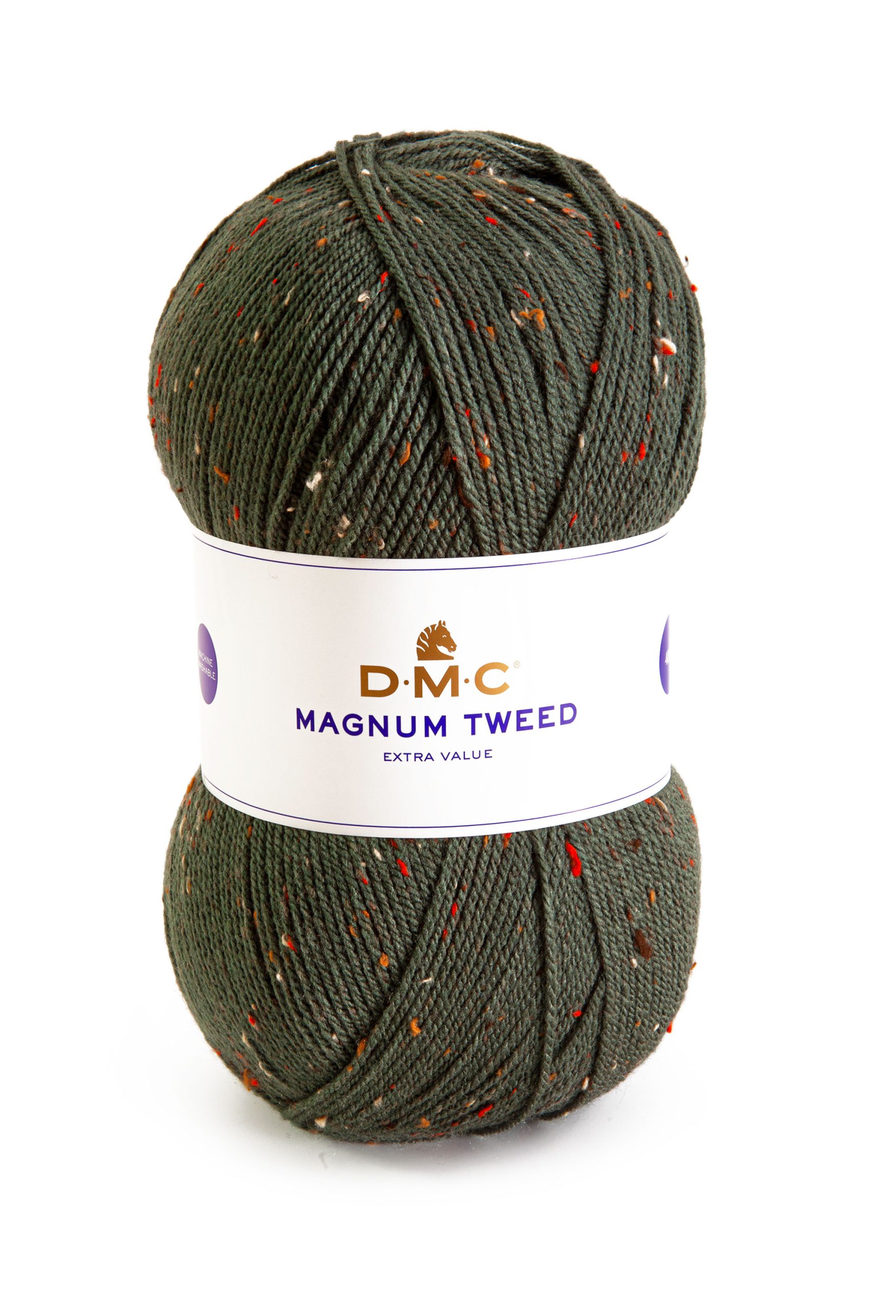 Lana Dmc Magnum Tweed Colore 711: Matassa di filato in lana morbida e dall'aspetto irregolare, ideale per lavorazioni a maglia e uncinetto con risultati dall'effetto artigianale. | Dematteis.it
