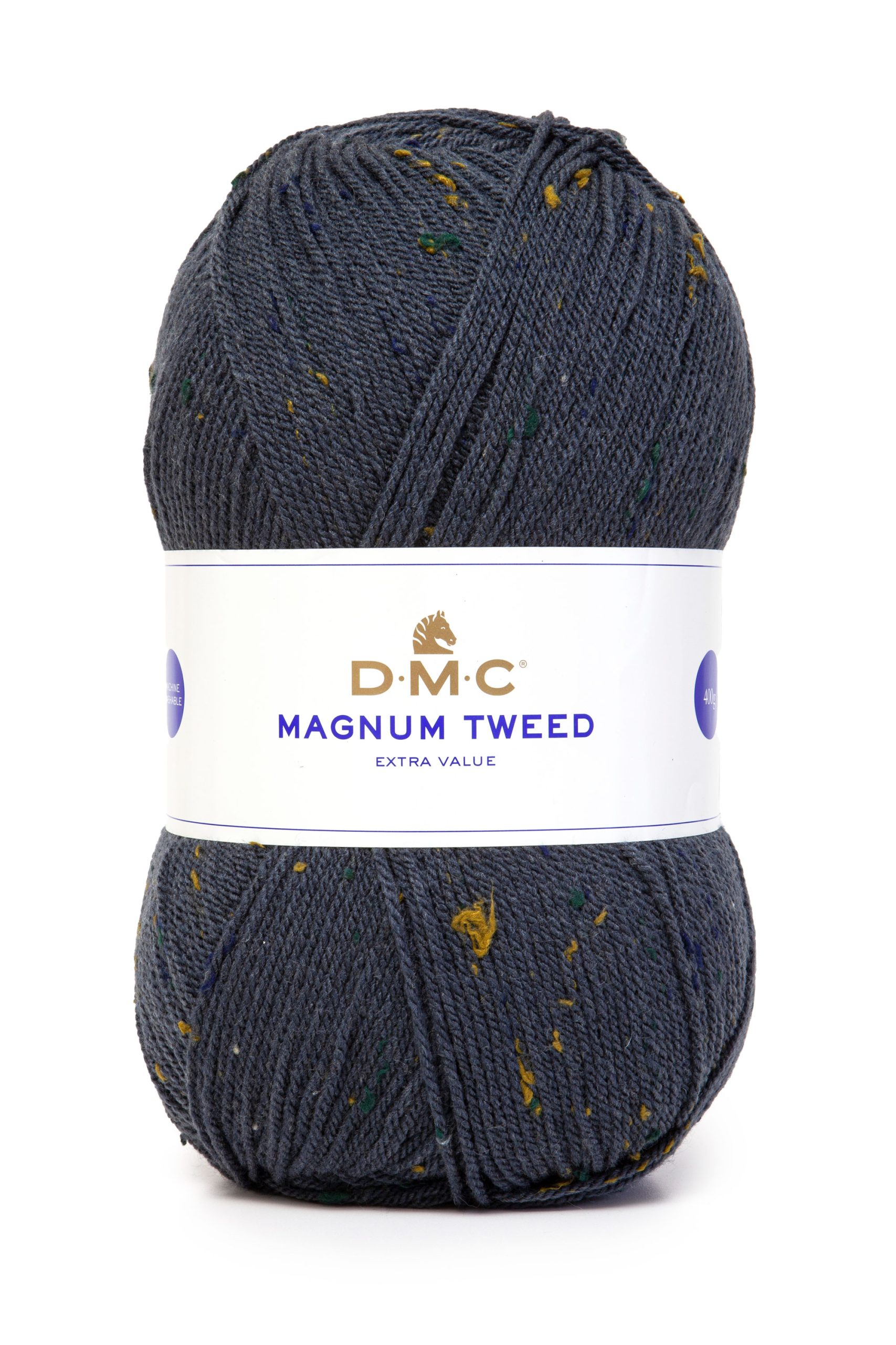 Lana Dmc Magnum Tweed Colore 76: Morbida lana in colori sfumati con aspetto cangiante e texture lavorata a rilievo, ideale per progetti di maglieria e tessitura. | Dematteis.it