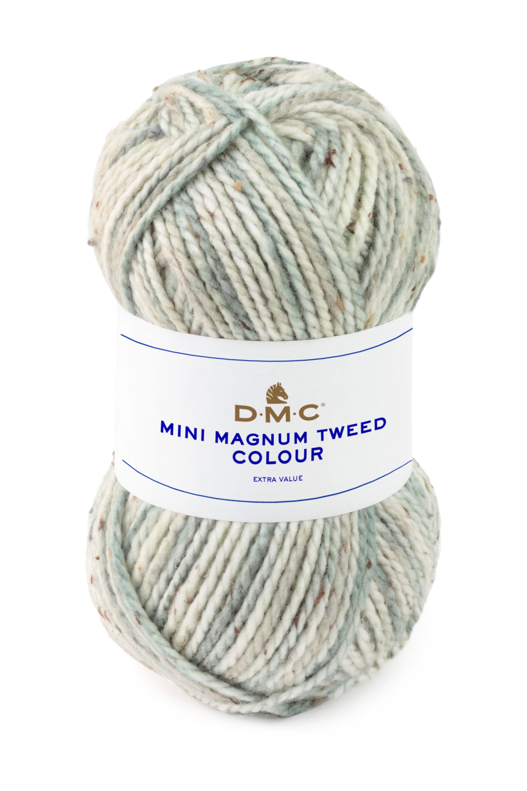 Lana Dmc Mini Magnum Tweed Colore 106: Matassa di filato in lana con leggera trama effetto tweed, disponibile in una vasta gamma di colori vivaci e naturali. | Dematteis.it