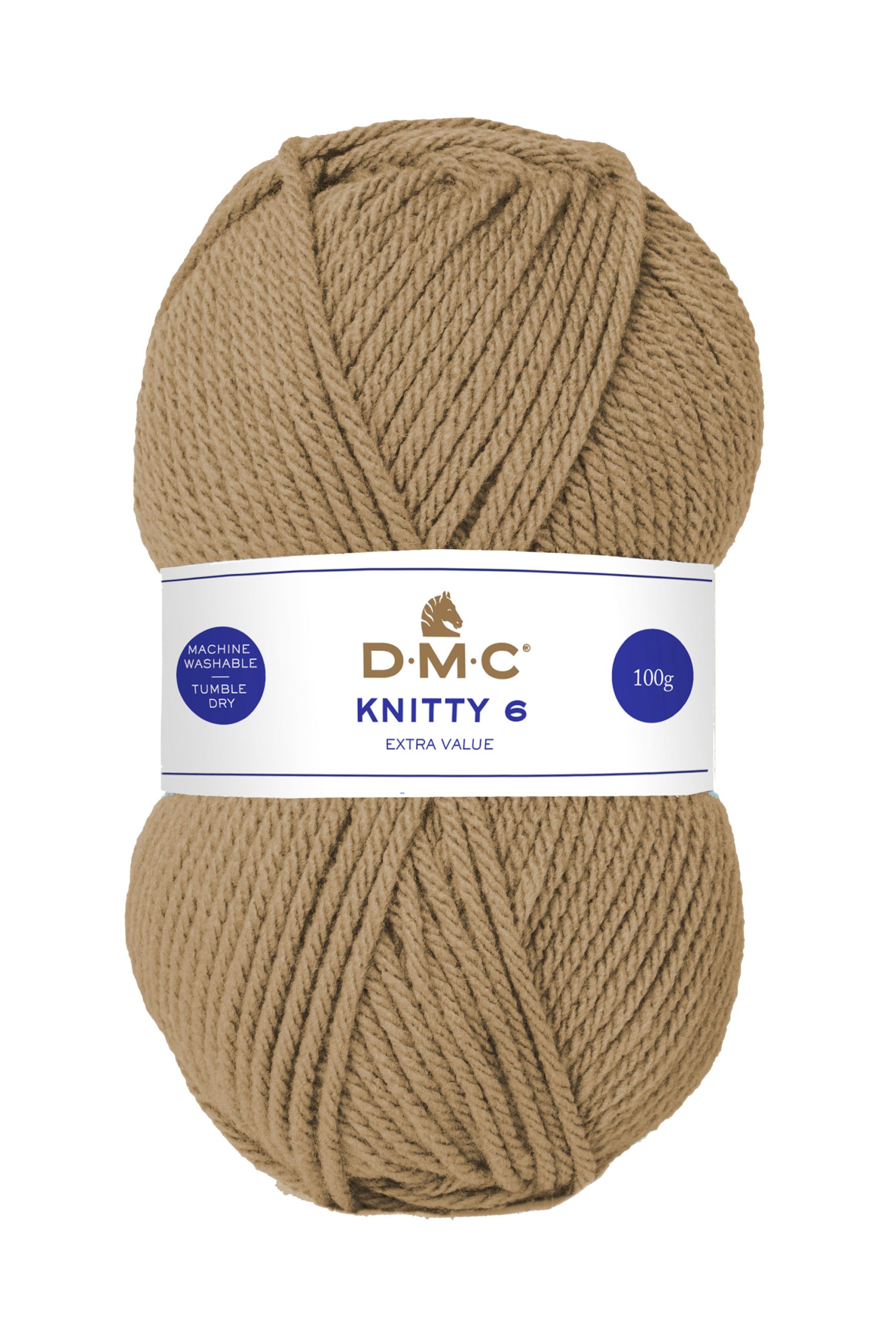 Lana Dmc Knitty 6 Colore 927: Matassa di filato di lana morbida e resistente, disponibile in una vasta gamma di sfumature vivaci, ideale per realizzare lavori a maglia e uncinetto. | Dematteis.it