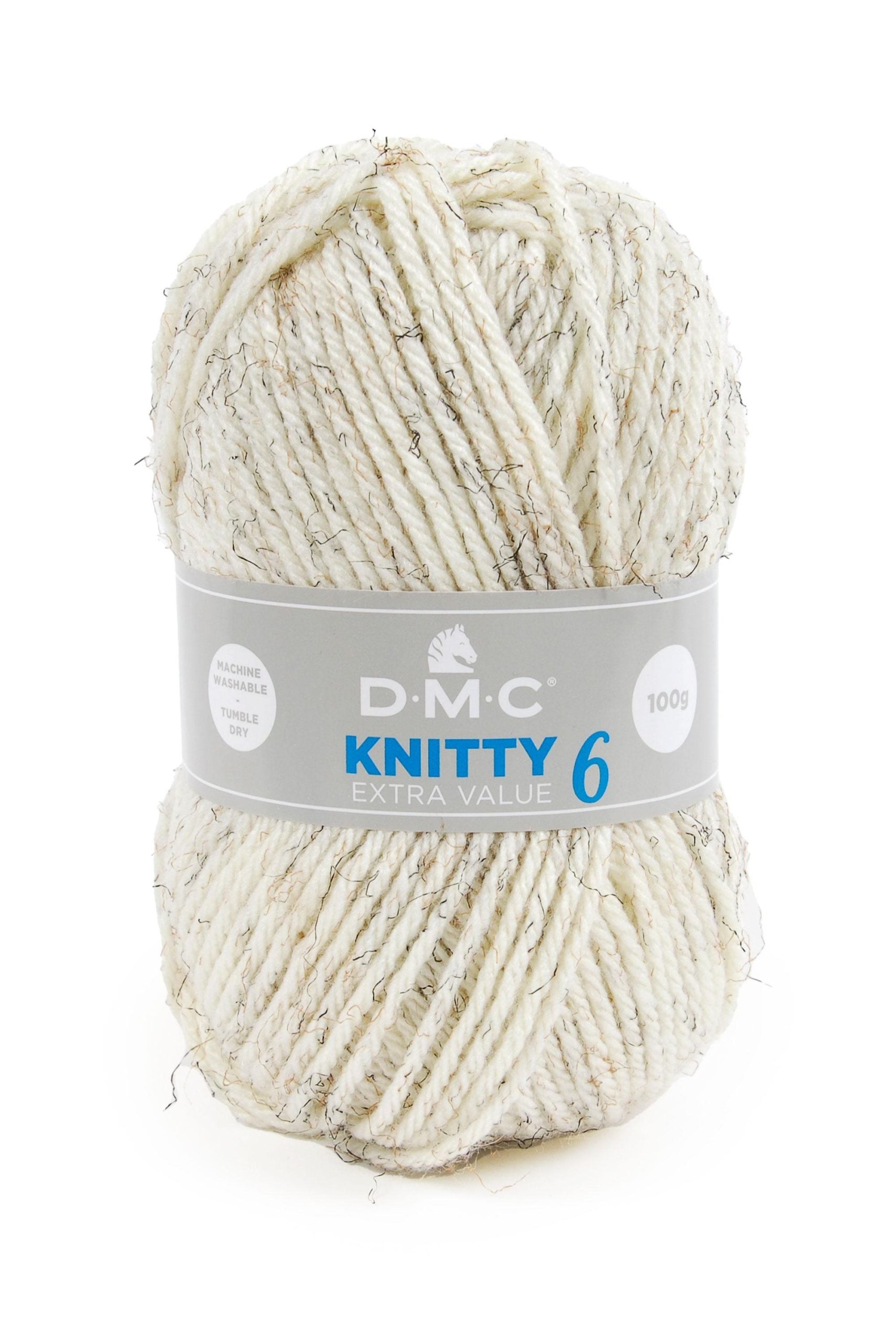 Lana Dmc Knitty 6 Colore 930: Matassa di filato in pura lana vergine disponibile in una vasta gamma di colorazioni vivaci e accattivanti. | Dematteis.it