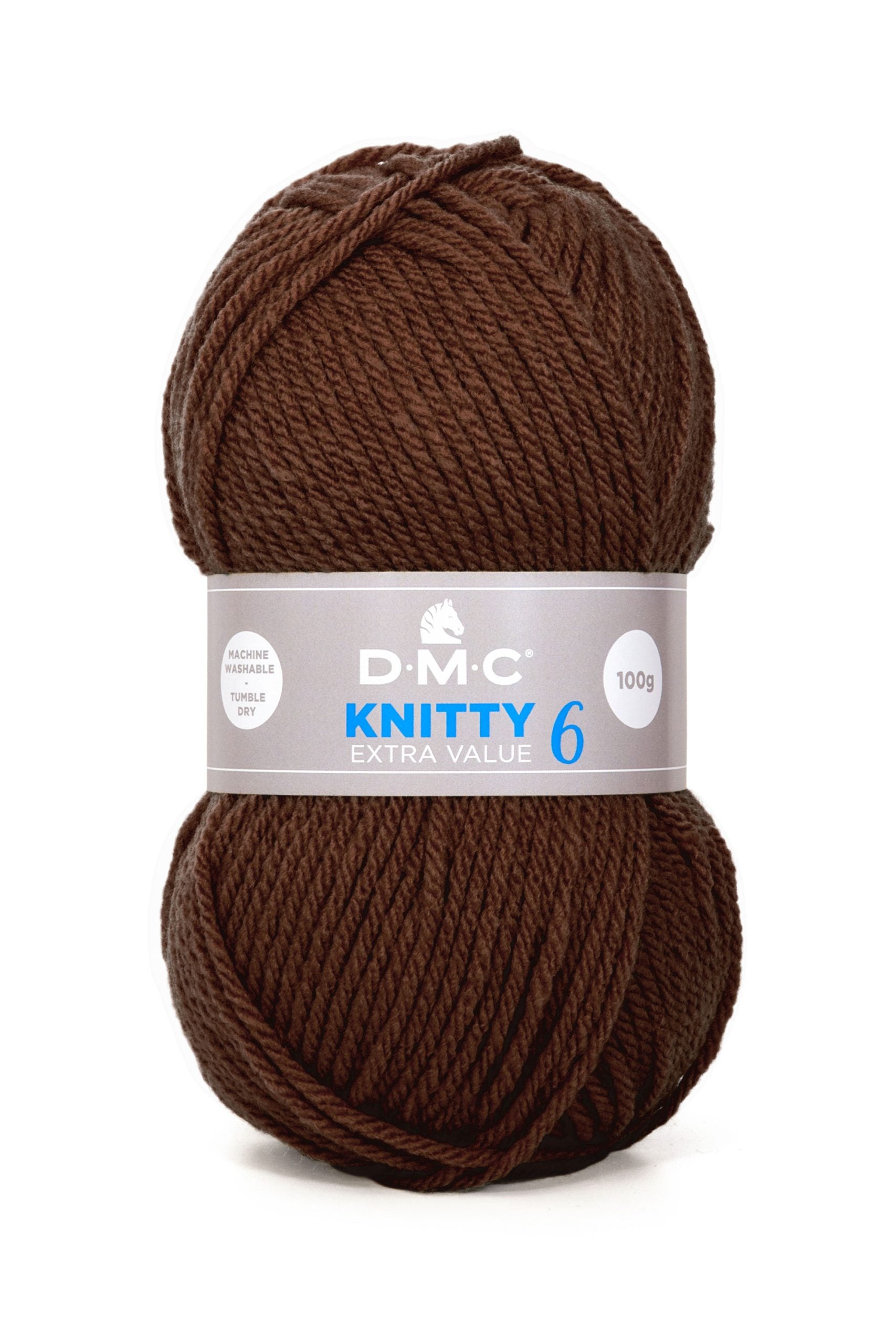 Lana Dmc Knitty 6 Colore 947: Matassa di filato in morbida lana dalla trama compatta, disponibile in una gamma di colori vivaci e accattivanti. | Dematteis.it