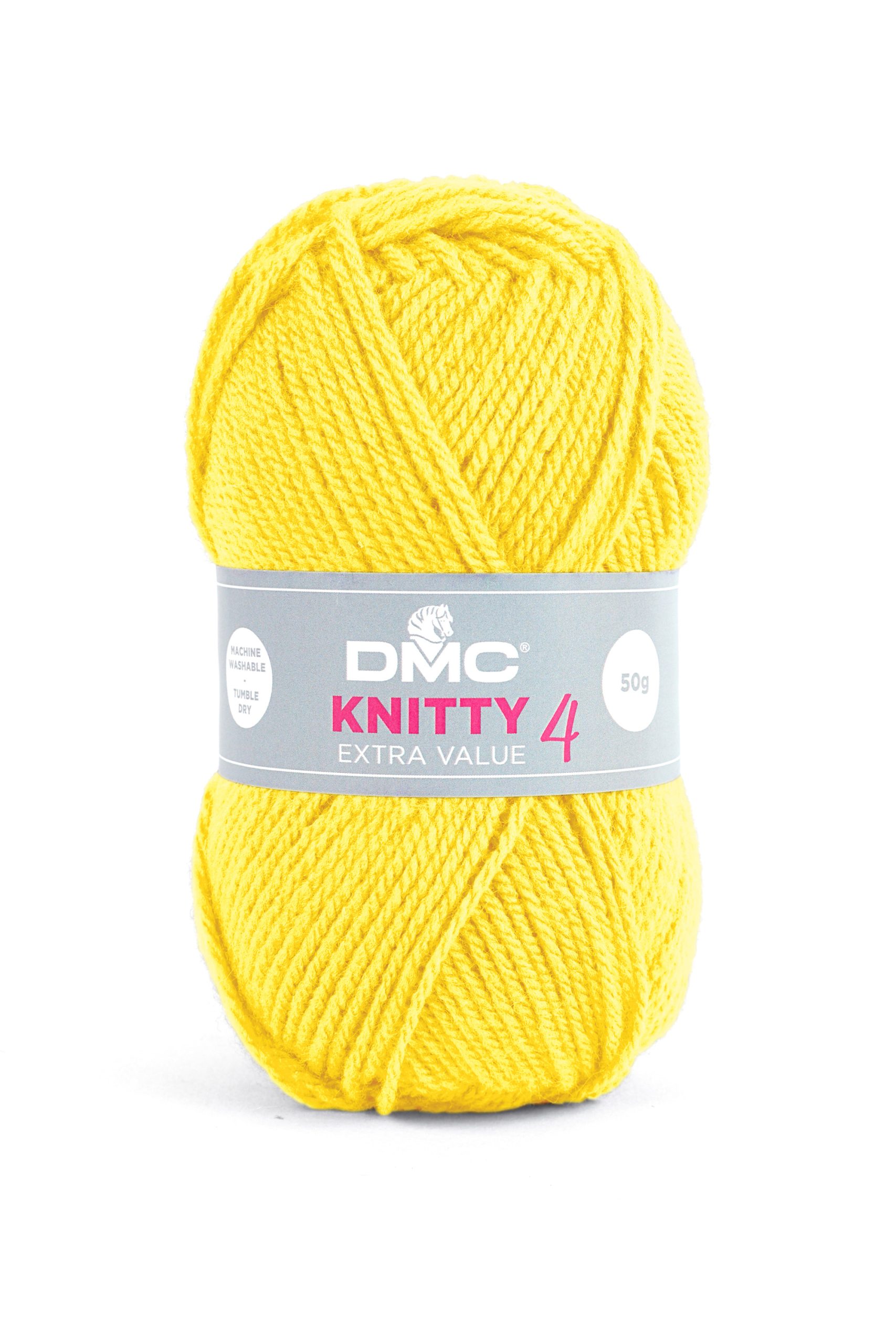 Lana Dmc Knitty 4 Colore 819: Matassa di filato in pregiata lana merino disponibile in una vasta gamma di tonalità vivaci per realizzare progetti di maglieria e uncinetto. | Dematteis.it