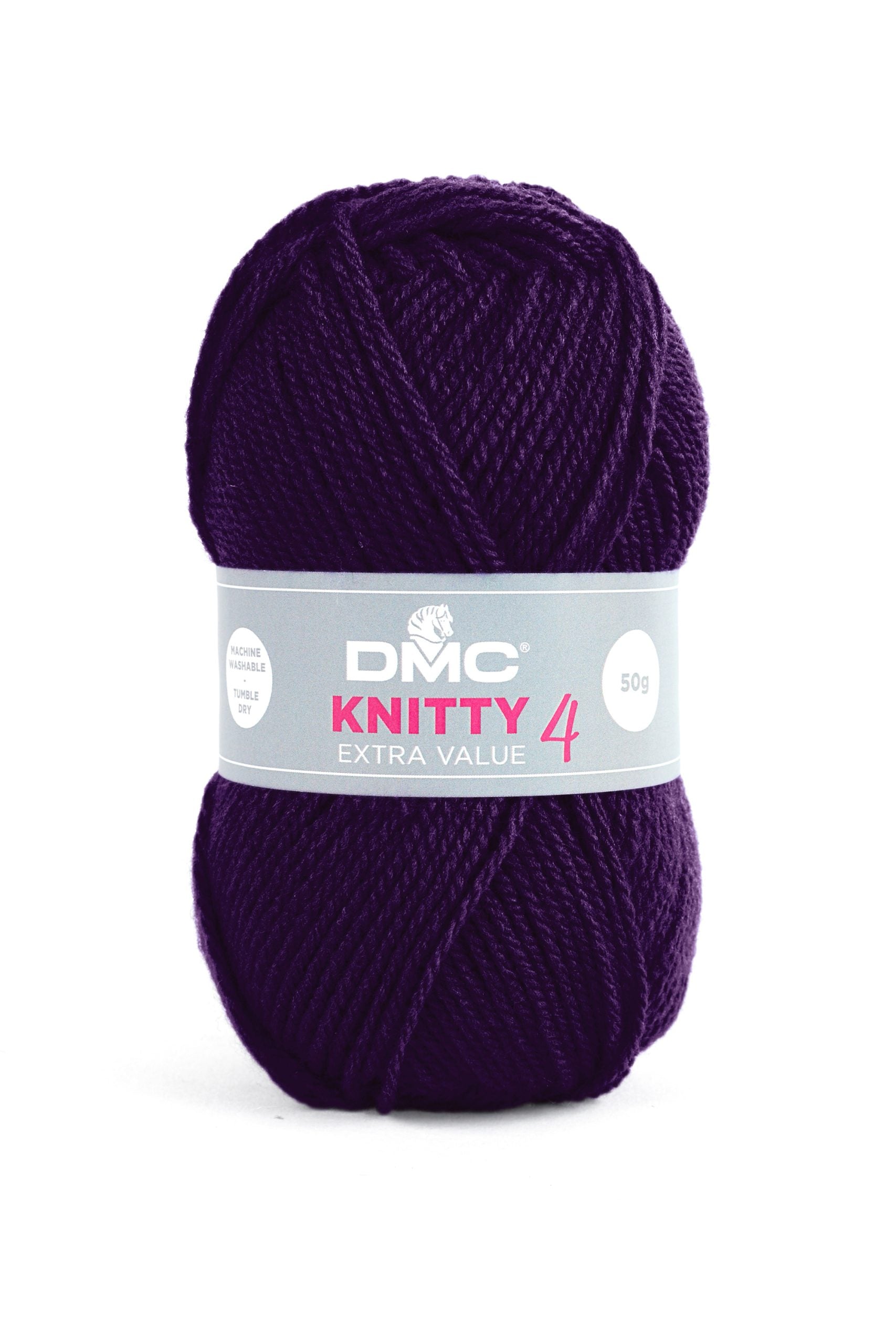Lana Dmc Knitty 4 Colore 840: Matassa di filato in morbida lana disponibile in una vasta gamma di tonalità vivaci per realizzare capi e accessori all'uncinetto o a maglia. | Dematteis.it