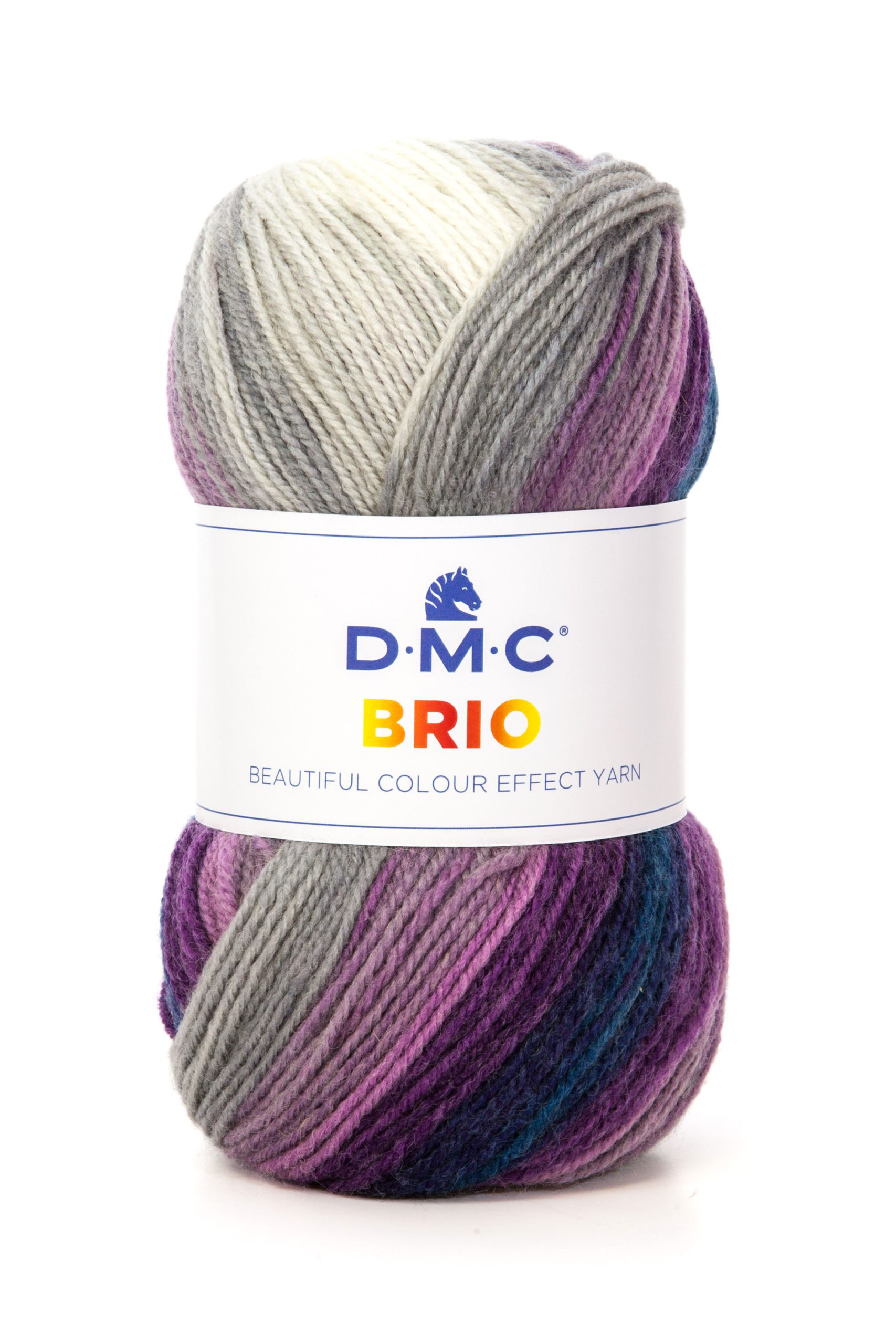Lana Dmc Brio Colore 407: Matassa di filato morbido e colorato, ideale per realizzare lavori a maglia e uncinetto. | Dematteis.it