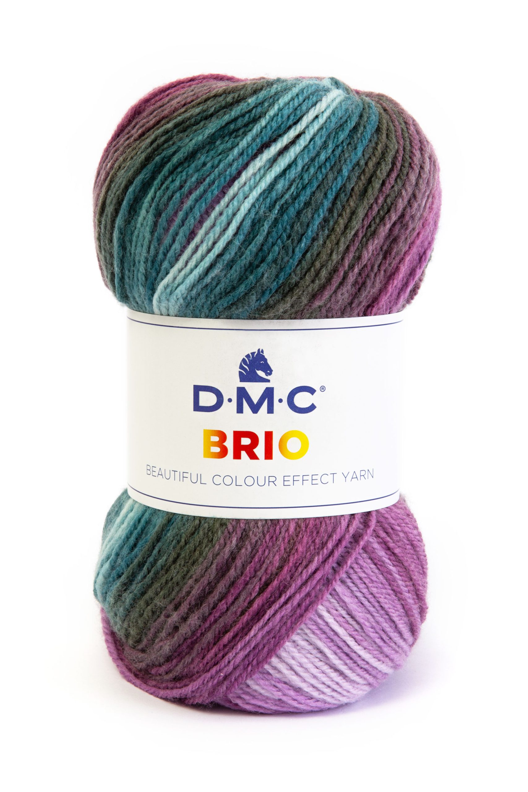 Lana Dmc Brio Colore 418: Matassa di filato colorato in soffice lana ideale per la realizzazione di capi d'abbigliamento e accessori. | Dematteis.it