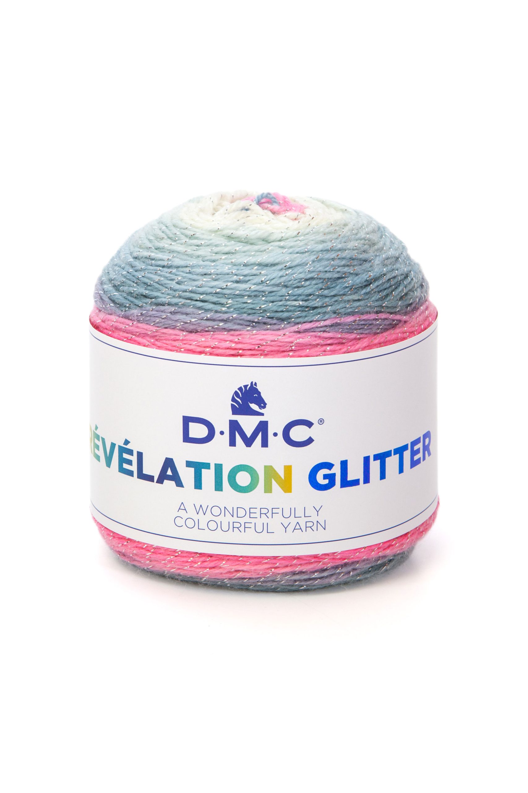 Lana Dmc Revelation Glitter Colore 500: Matassa di filato in lana morbida e scintillante, disponibile in una vasta gamma di tonalità vivaci, ideale per progetti di maglieria e uncinetto. | Dematteis.it