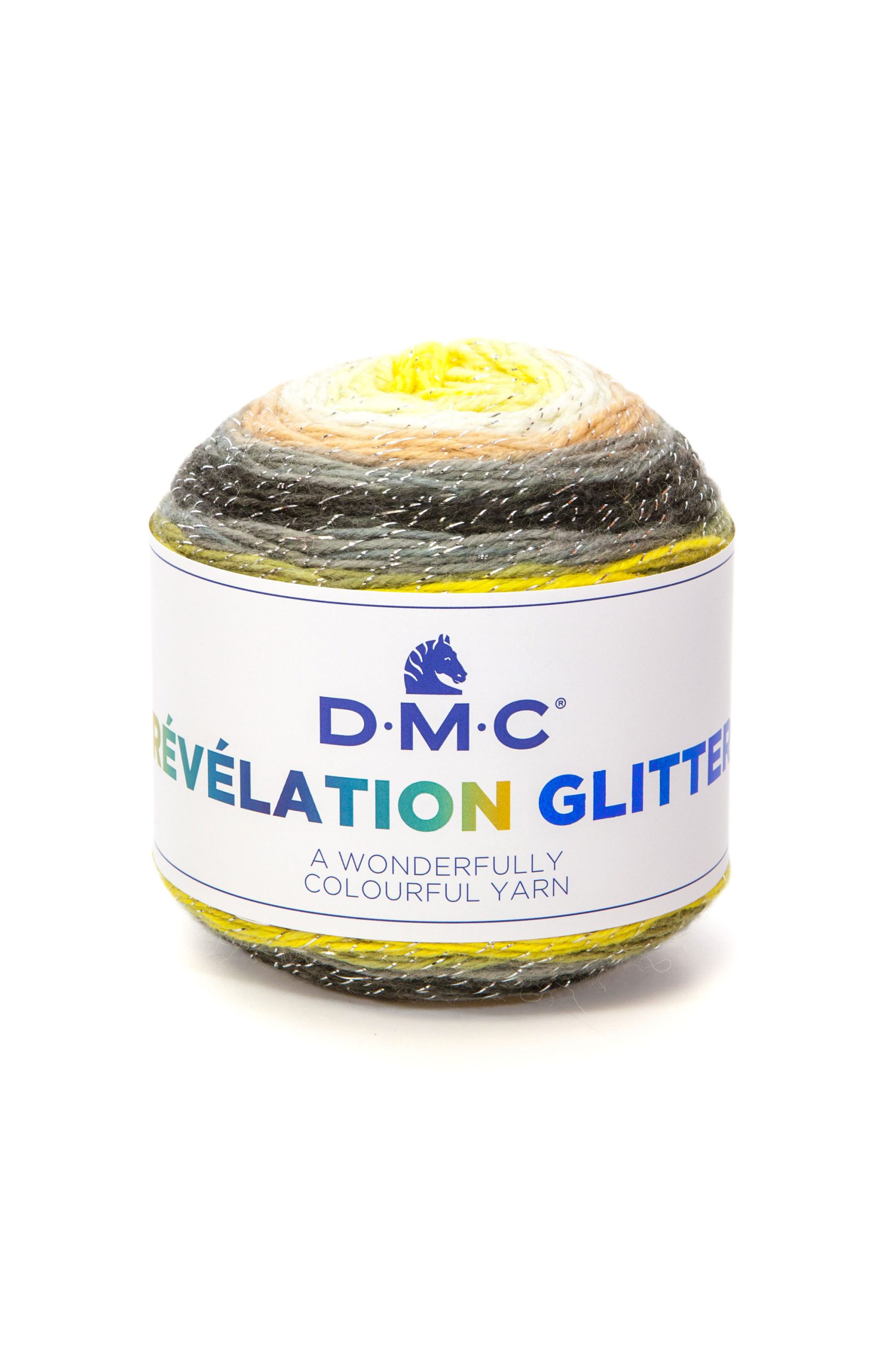 Lana Dmc Revelation Glitter Colore 503: Filato di lana con scintillanti particelle di glitter, ideale per la realizzazione di progetti creativi e lavorazioni a maglia. | Dematteis.it