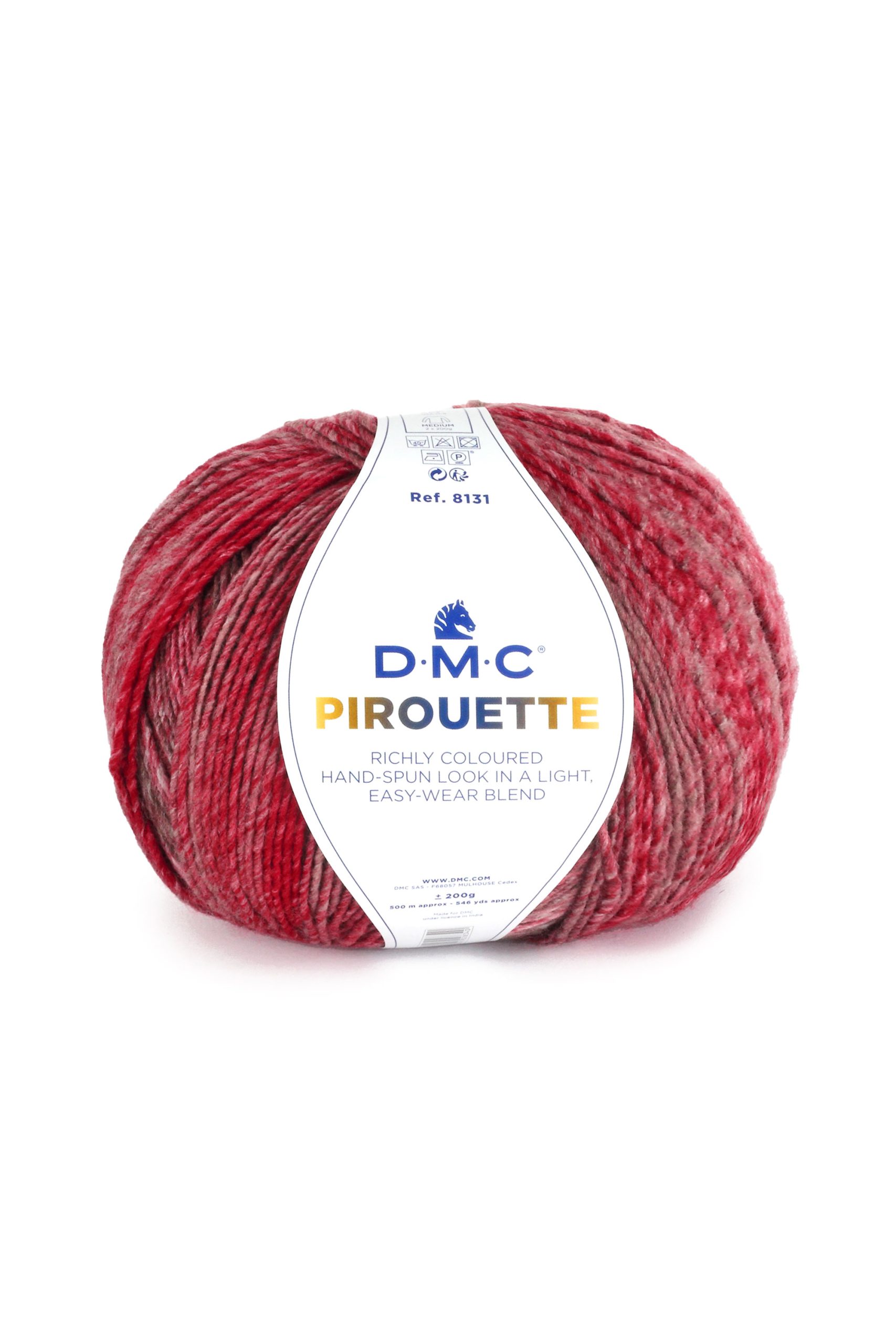 Lana Dmc Pirouette Colore 497: Matassa di filato morbido e setoso, disponibile in una vasta gamma di vivaci tonalità, ideale per la realizzazione di progetti creativi a maglia e uncinetto. | Dematteis.it