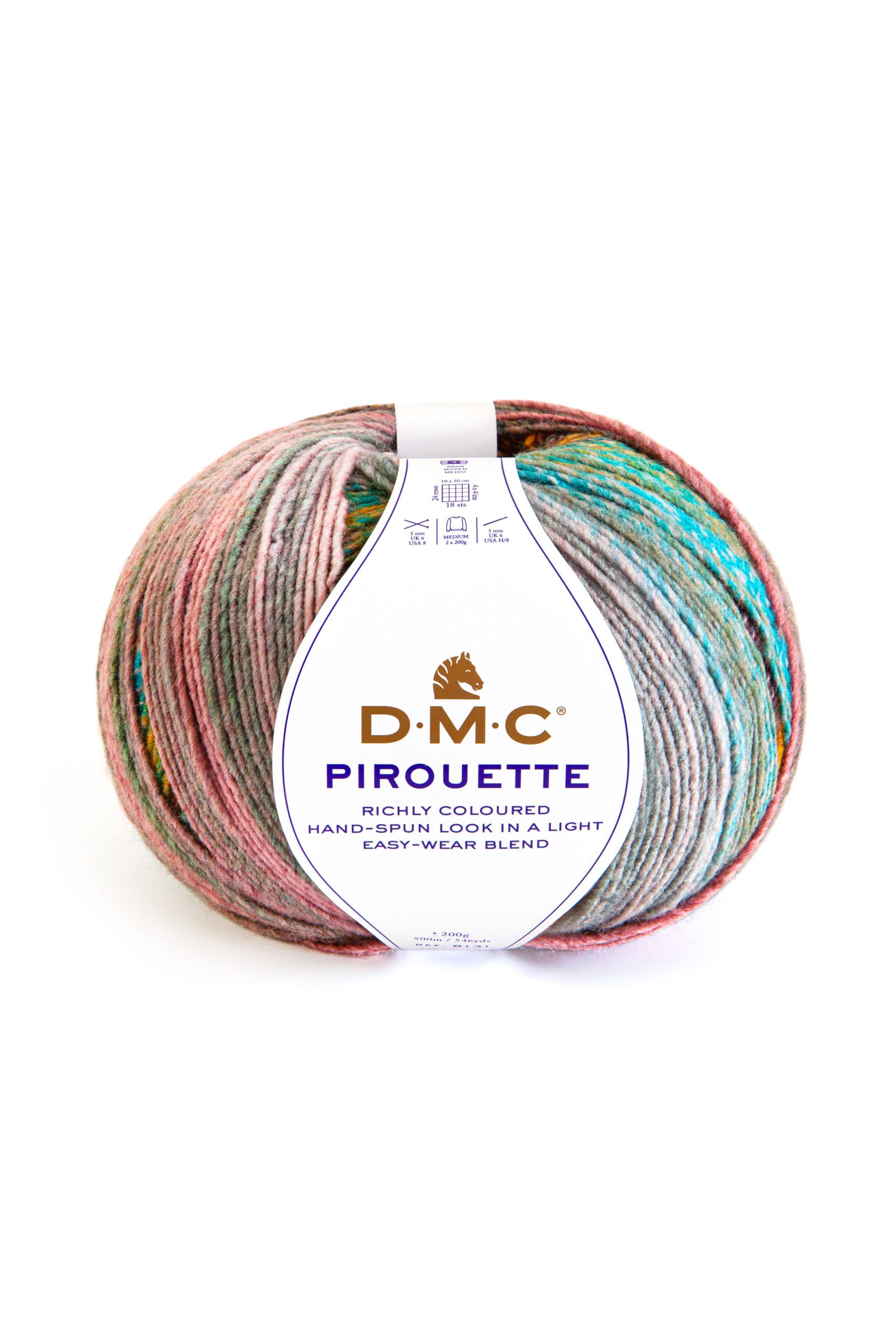 Lana Dmc Pirouette Colore 695: Filato in lana pregiata disponibile in una vasta gamma di colori vivaci e brillanti, ideale per realizzare lavori a maglia e uncinetto di alta qualità. | Dematteis.it