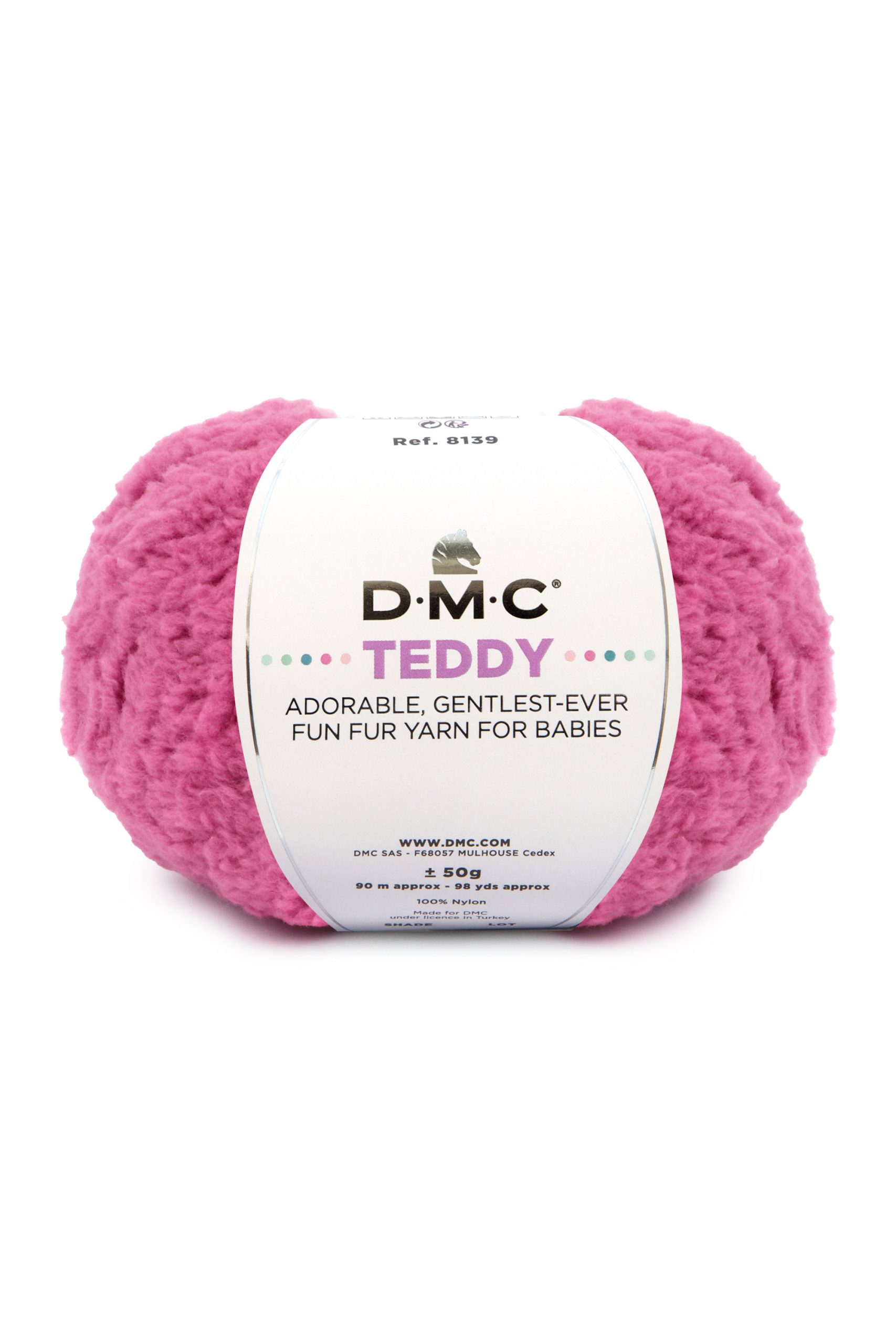 Lana Dmc Teddy Colore 320: Morbida lana a trama bouclé disponibile in una vasta gamma di vivaci tonalità per realizzare capi e accessori dall'aspetto soffice e avvolgente. | Dematteis.it