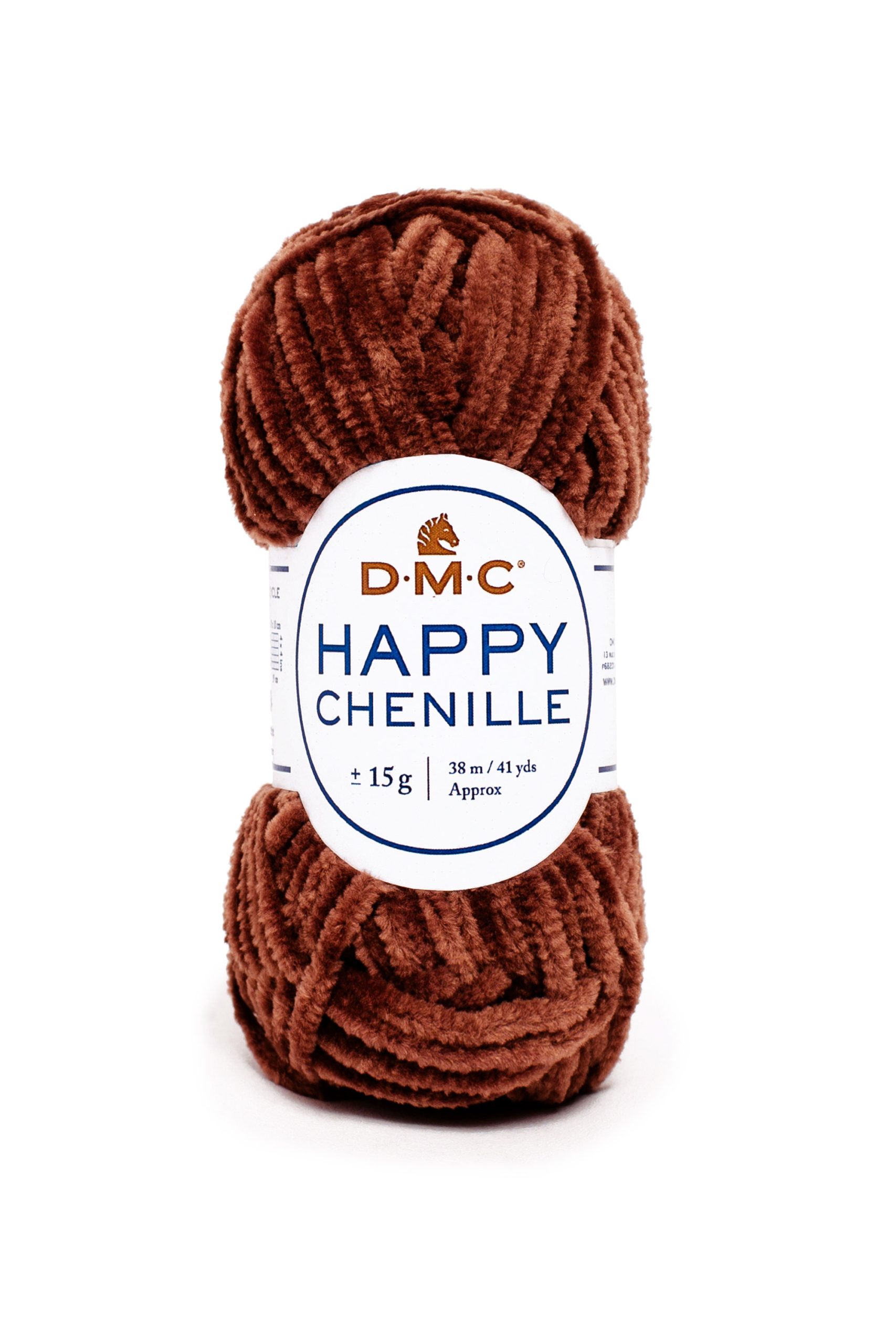 Ciniglia Dmc Happy Chenille Colore 28: Morbido filato in fibra di poliestere dai colori vivaci e brillanti, ideale per realizzare progetti di artigianato creativo e decorazioni. | Dematteis.it