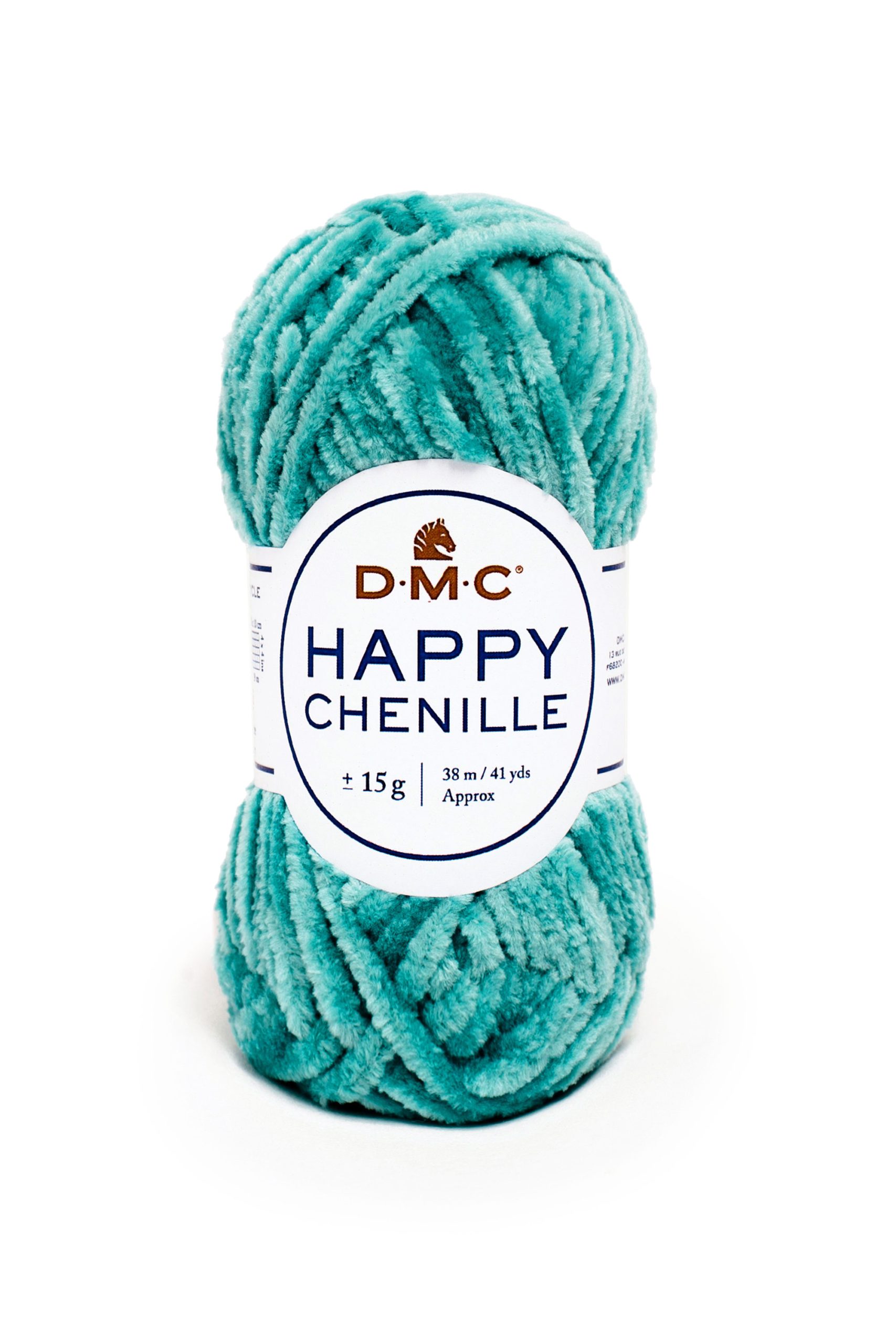 Ciniglia Dmc Happy Chenille Colore 30: Morbida matassa in fibra di cotone dai colori vivaci, ideale per realizzare lavorazioni artigianali come coperte, cuscini e decorazioni. | Dematteis.it