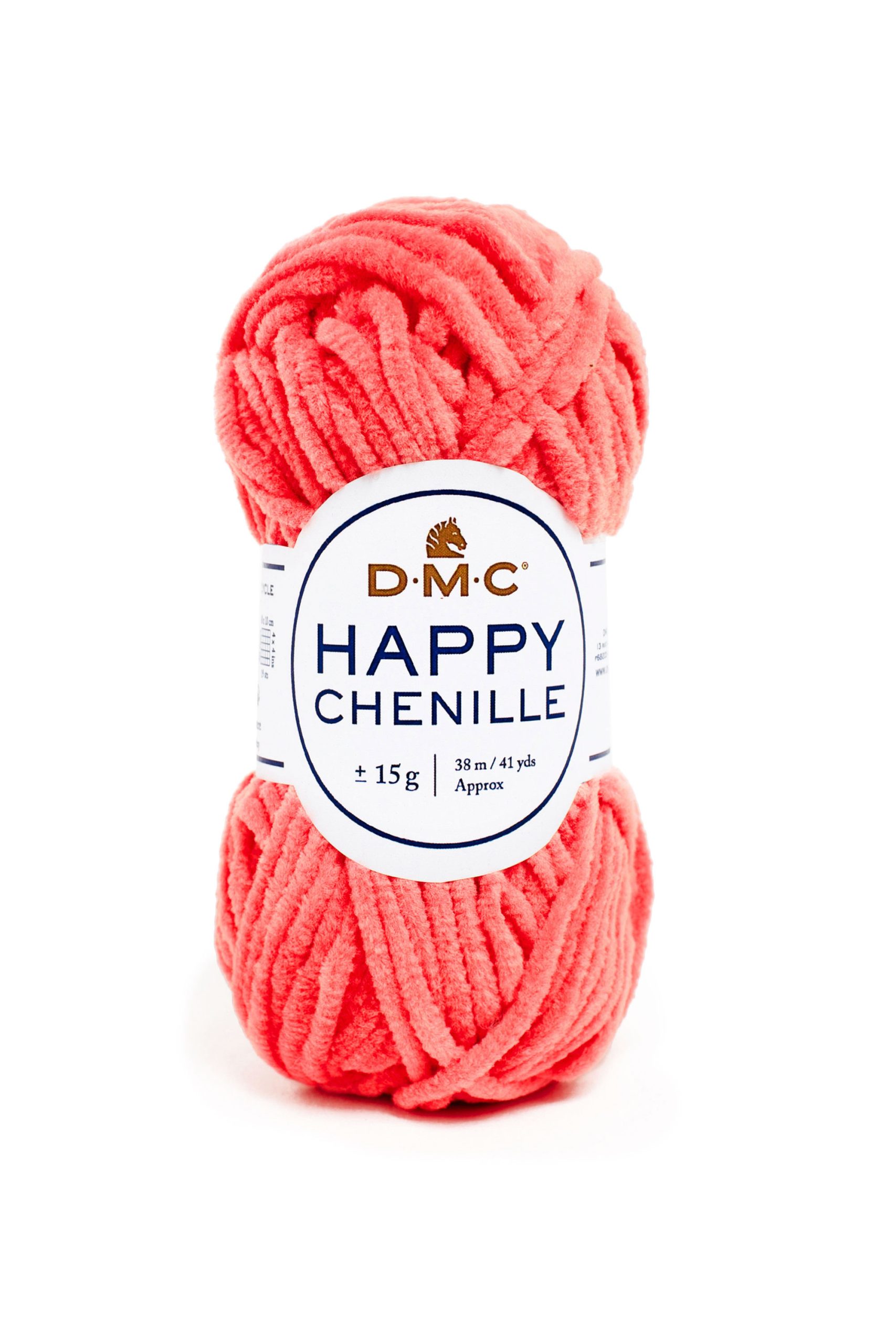 Ciniglia Dmc Happy Chenille Colore 32: Filato morbido e colorato in fibra di poliestere ideale per realizzare lavori a maglia e uncinetto. | Dematteis.it